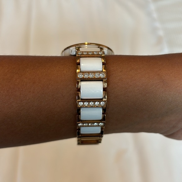 FOSSIL - Rose Gold and white watch - Picture 2 of 6